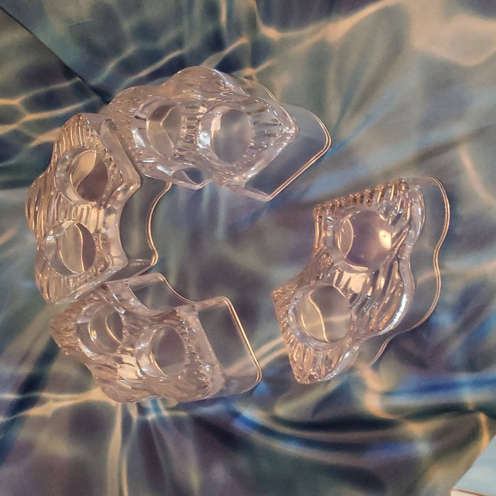 PartyLite Oceanscapes modular tealight holders, set of 4 - Picture 5 of 6